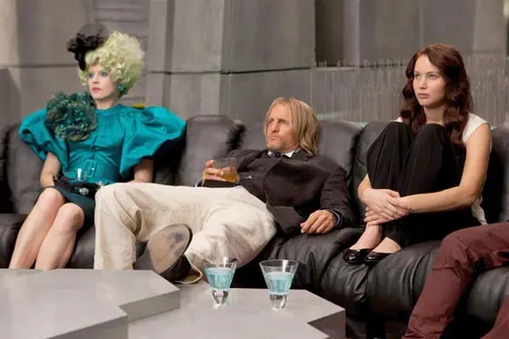 Haymitch Slouches in New The Hunger Games Photo