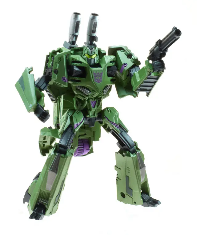 Transformers: Fall of Cybertron Bruticus Game and Toy Images