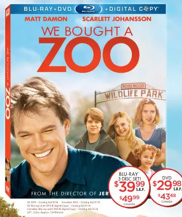 We Bought a Zoo Blu-ray Release Date and Details