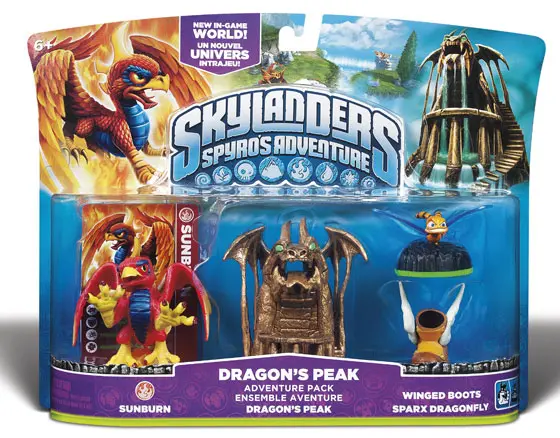 Skylanders New Releases: Zook, Lightning Rod, Dragon's Peak Adventure Pack with Sunburn