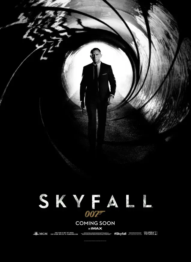 James Bond 007 Skyfall Poster Now, First Trailer on Monday