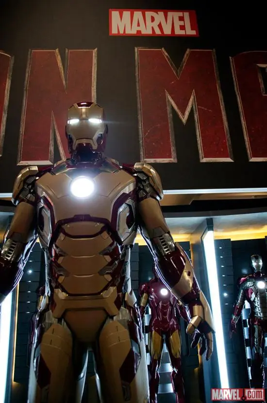 Marvel Unveils Unusually Colored Iron Man 3 Armor at Comic-Con