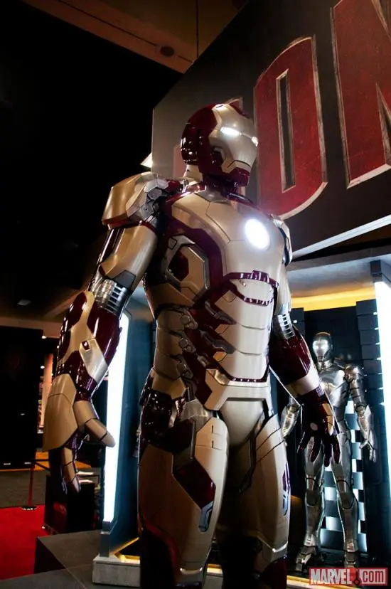 Marvel Unveils Unusually Colored Iron Man 3 Armor at Comic-Con