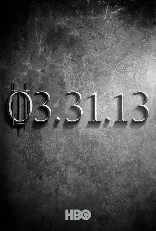 First Games of Thrones Season 3 Poster Signals Trailer Coming Soon