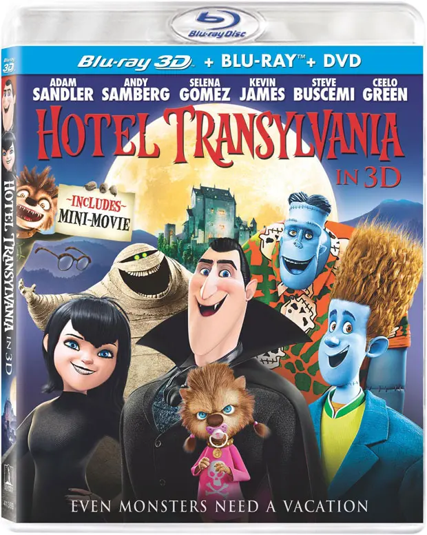 Hotel Transylvania Blu-ray 3D Release Date, Details and Cover Art