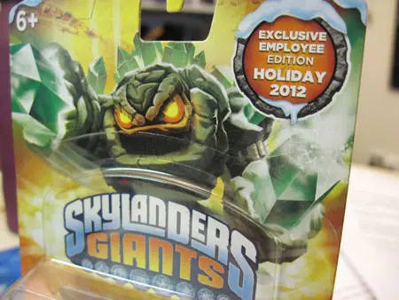 Skylanders Giants Exclusive Employee Edition Prism Break is Silver and Gold