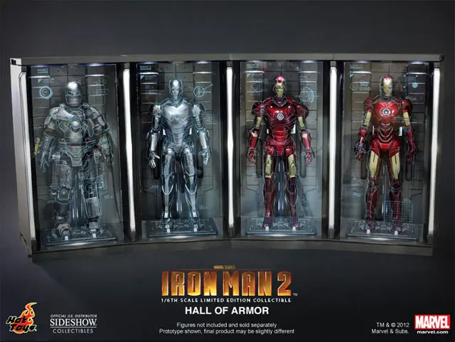 Hot Toys Hall of Armor Revealed for Iron Man Figures