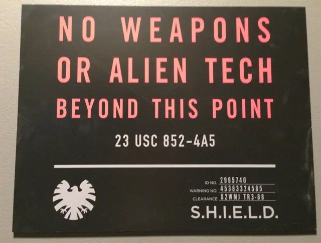 S.H.I.E.L.D. Set Picture Warns of Alien Tech