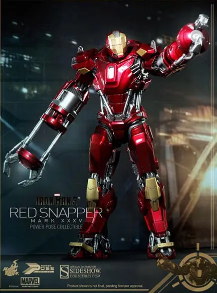 Hot Toys Iron Man 3 Red Snapper Mark XXXV Power Pose Pre-Order Live