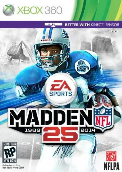 Barry Sanders Beats Adrian Peterson for Madden NFL 25 Cover