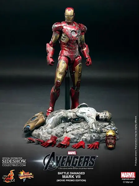 Hot Toys Iron Man Battle Damaged Mark VII Limited Edition Figure Pre-Order Live