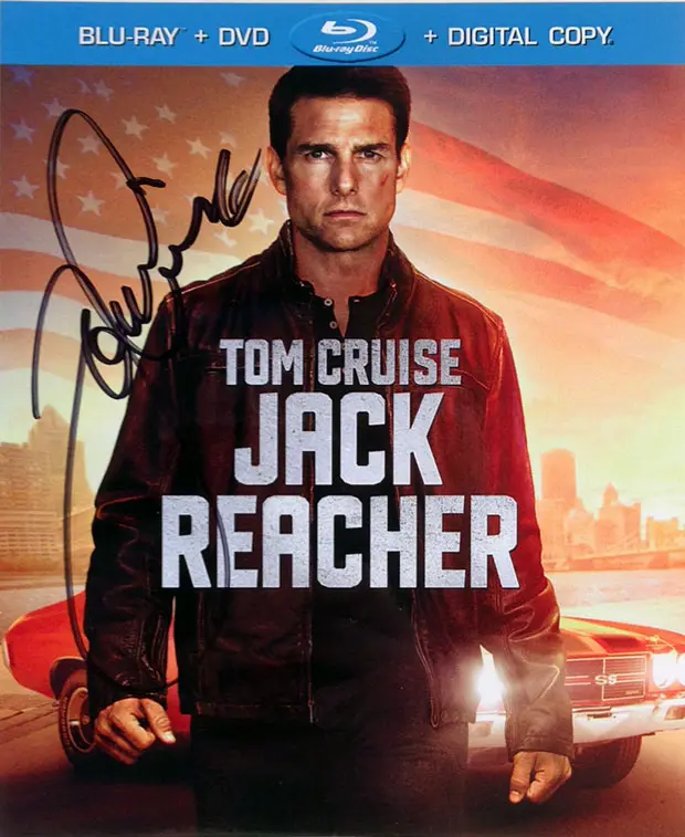 Win Jack Reacher on Blu-ray and DVD Combo Autographed by Tom Cruise