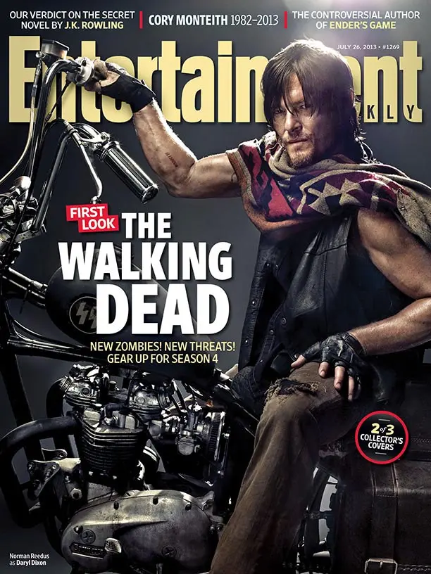 The Walking Dead Season 4 EW Covers Feature Rick, Carl and Daryl