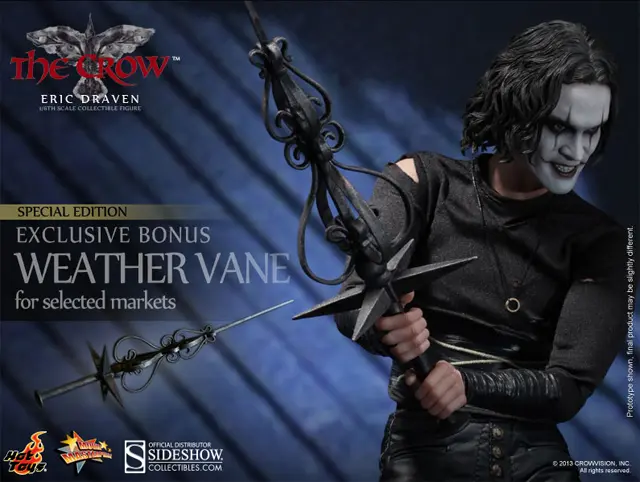 Hot Toys Eric Draven - The Crow with Exclusive Weather Vane Up for Pre-Order