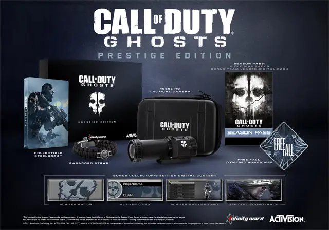 Call of Duty: Ghosts Prestige Edition Pre-Orders are Live