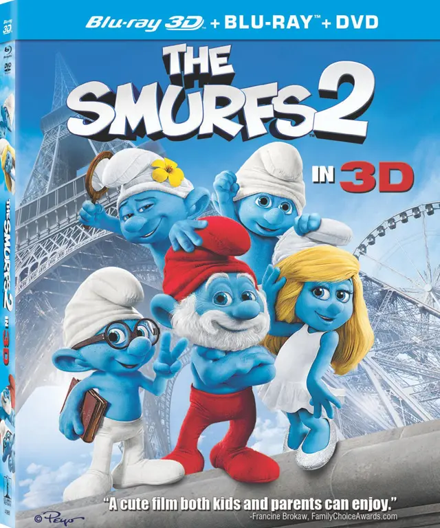 The Smurfs 2 Blu-ray 3D Release Date, Details and Cover Art