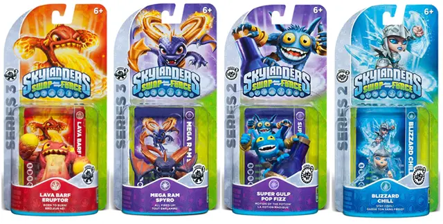 Skylanders Swap Force Wave 1 Characters and Store Exclusives List