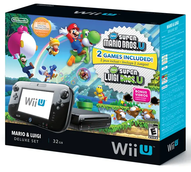 Wii U Deluxe Set Replaces Nintendo Land with Mario and Luigi Games