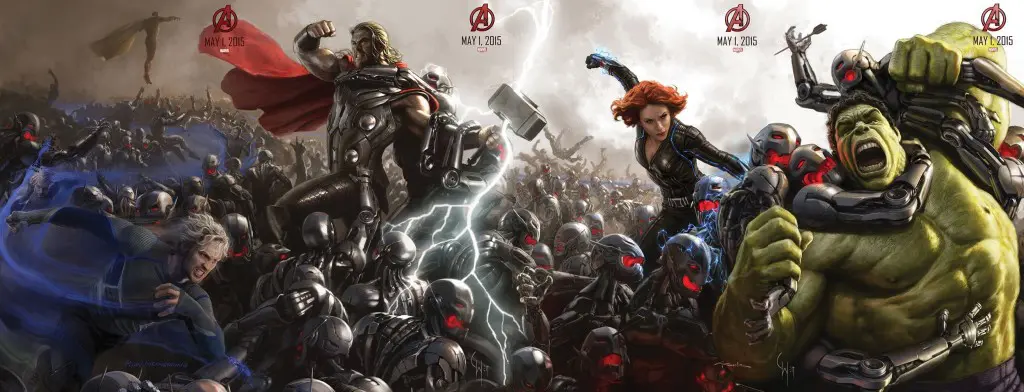 Avengers: Age of Ultron Complete Comic-Con Poster Banner 1
