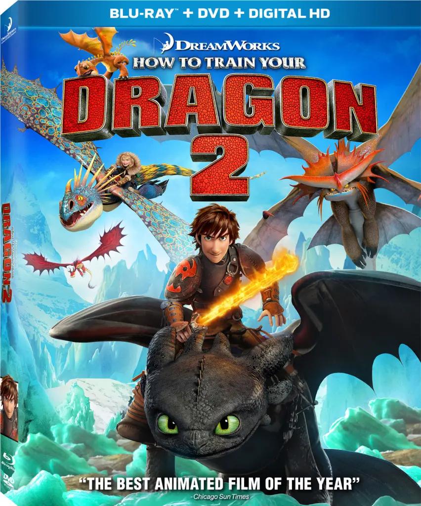 How to Train Your Dragon 2 Blu-ray cover art