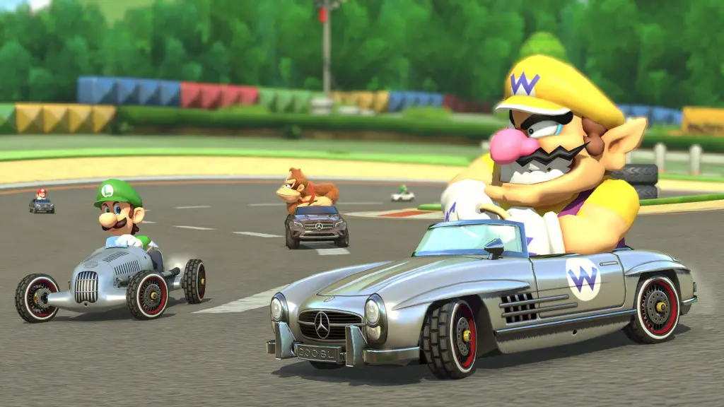 Mario Kart 8 Mercedes Car