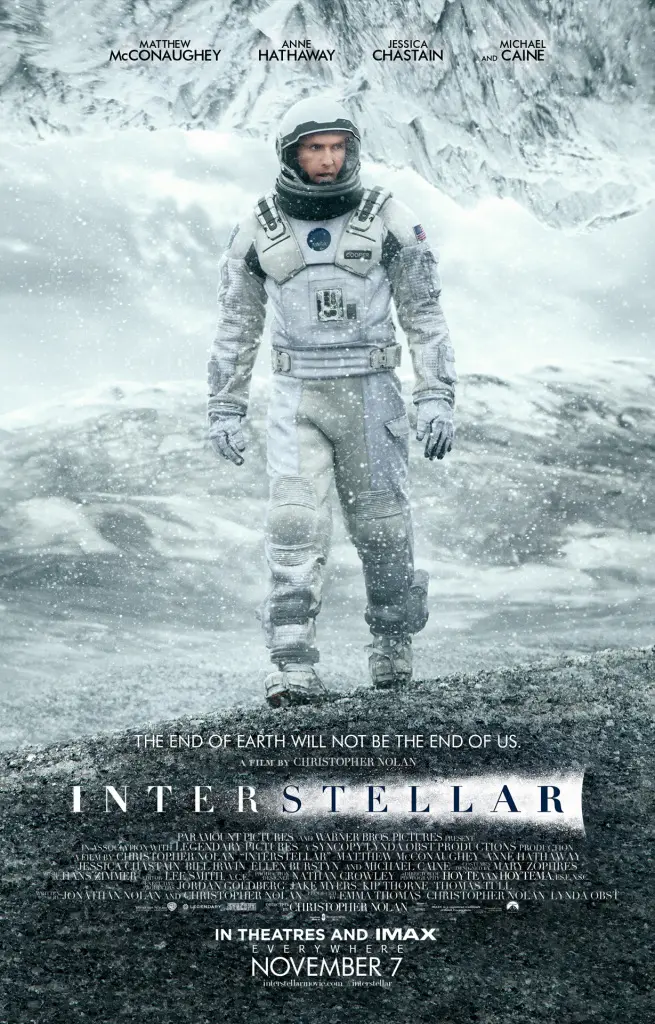 Interstellar poster end of earth