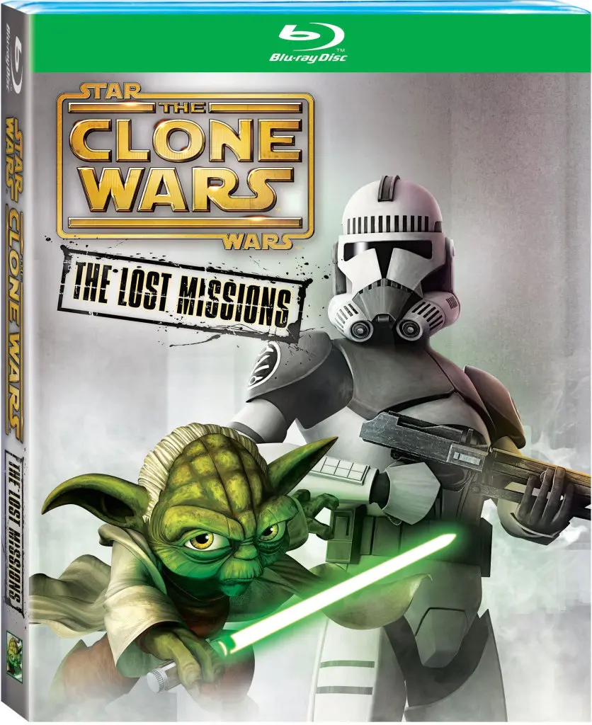 Star Wars The Clone Wars Lost Missions Blu-ray Cover Art