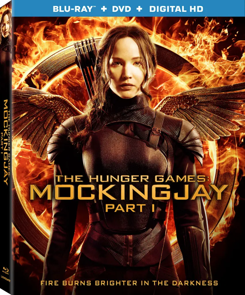 The Hunger Games Mockingjay Part 1 Blu-ray cover art