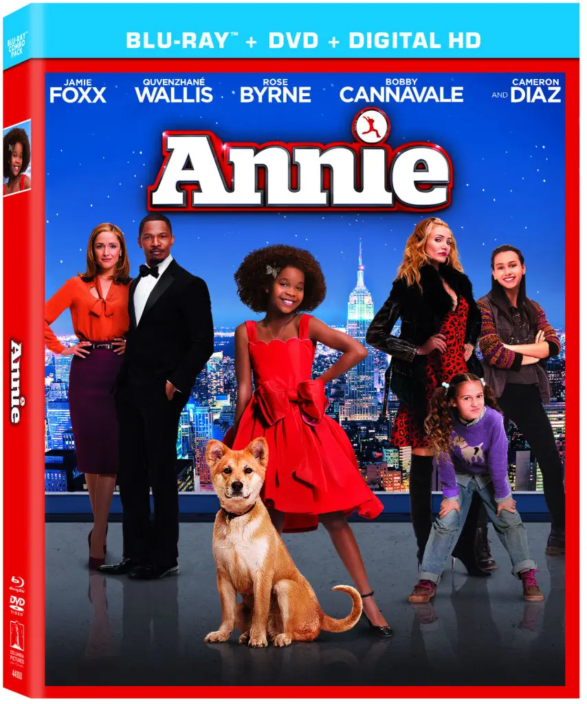 Annie 2014 Blu-ray Cover Art