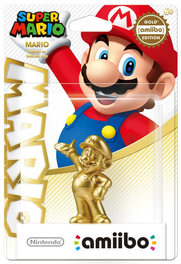 Gold Mario amiibo