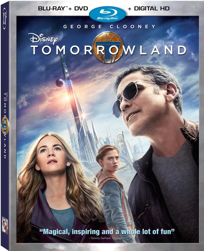 Tomorrowland Blu-ray cover art