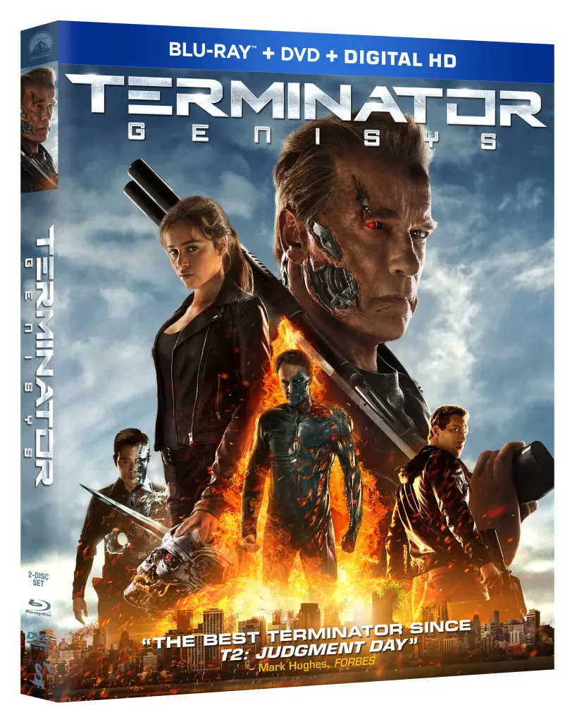 Terminator Genisys Blu-ray cover art