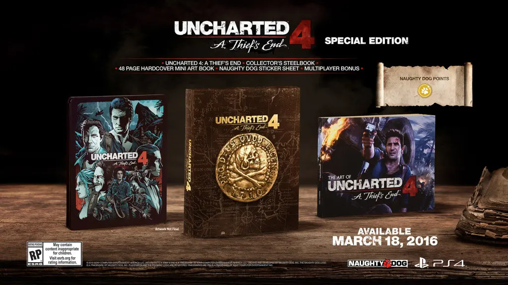 Uncharted 4 Special Edition in High Resolution