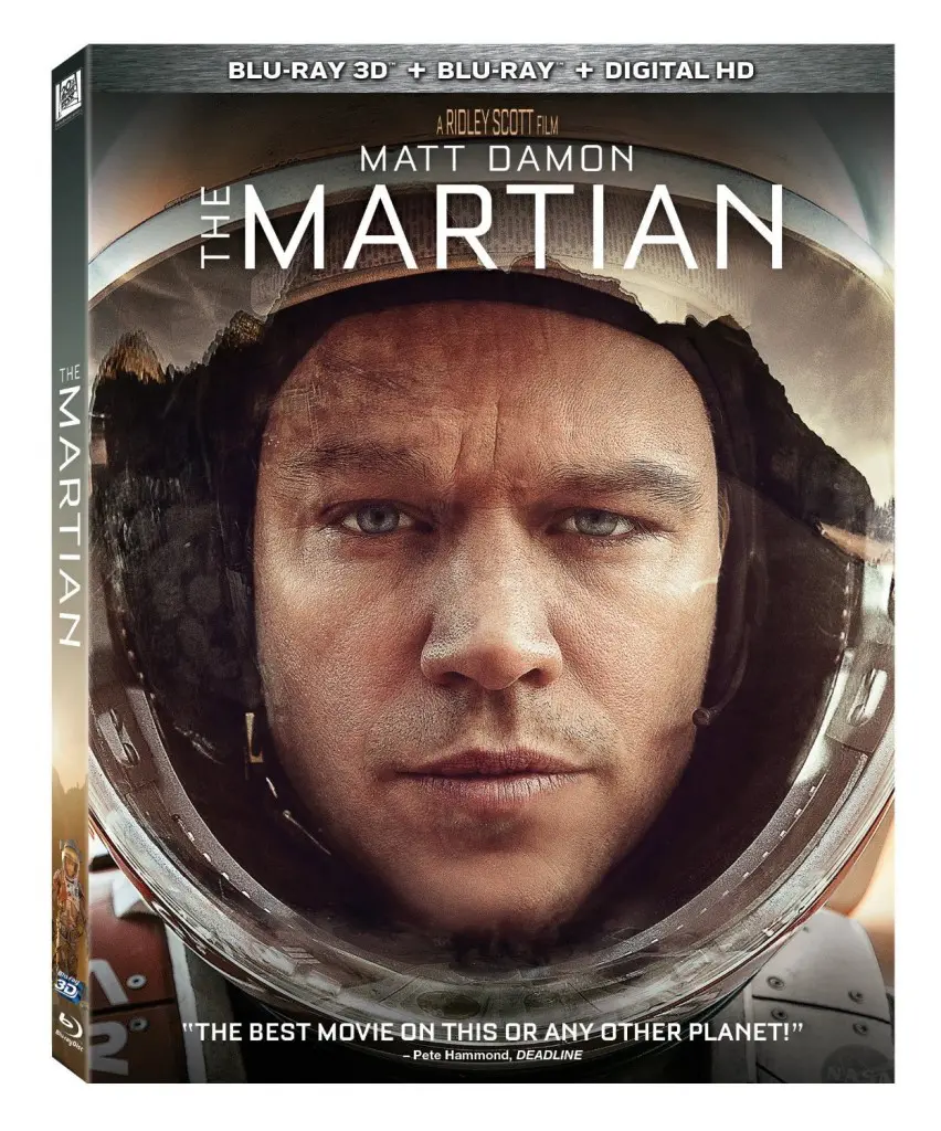 The Martian Blu-ray 3D cover art