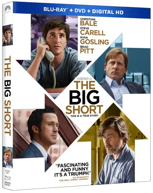 The Big Short Blu-ray Cover Art