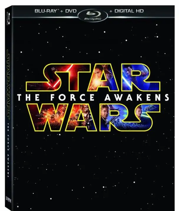 Star Wars: The Force Awakens Blu-ray cover art
