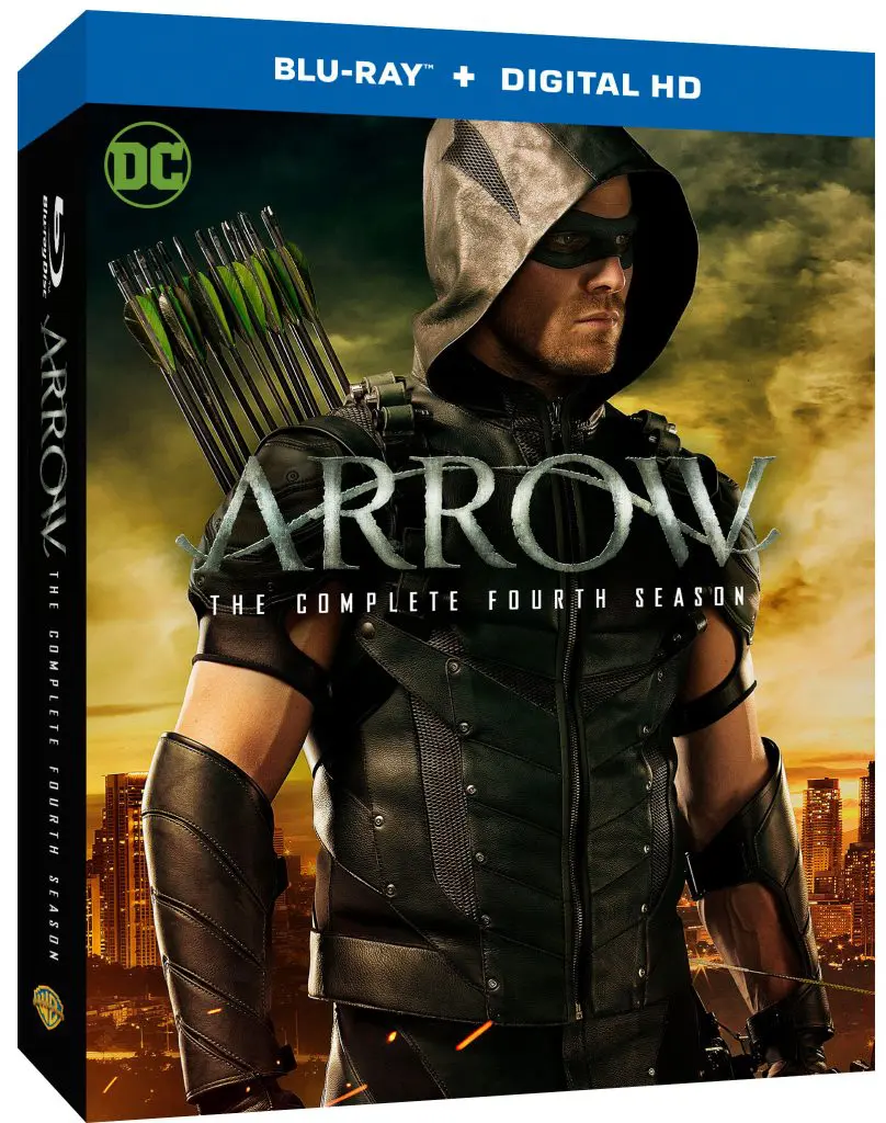 Arrow Season 4 Blu-ray cover art