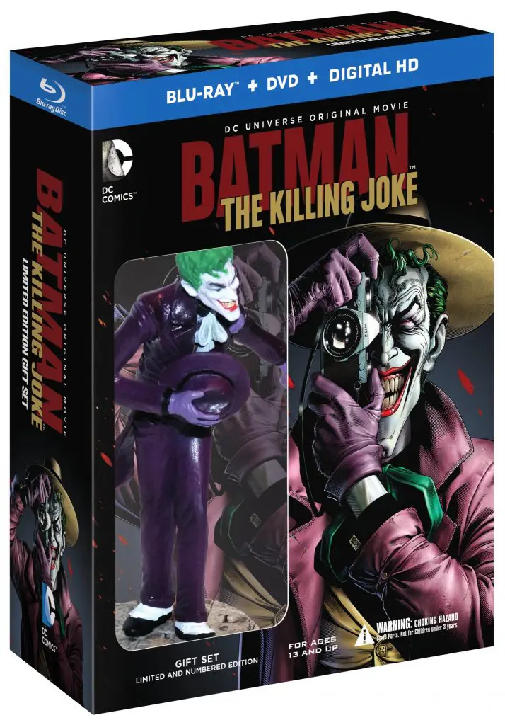 Batman: The Killing Joke Blu-ray cover art