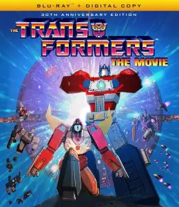 Transformers The Movie Blu-ray Cover Art