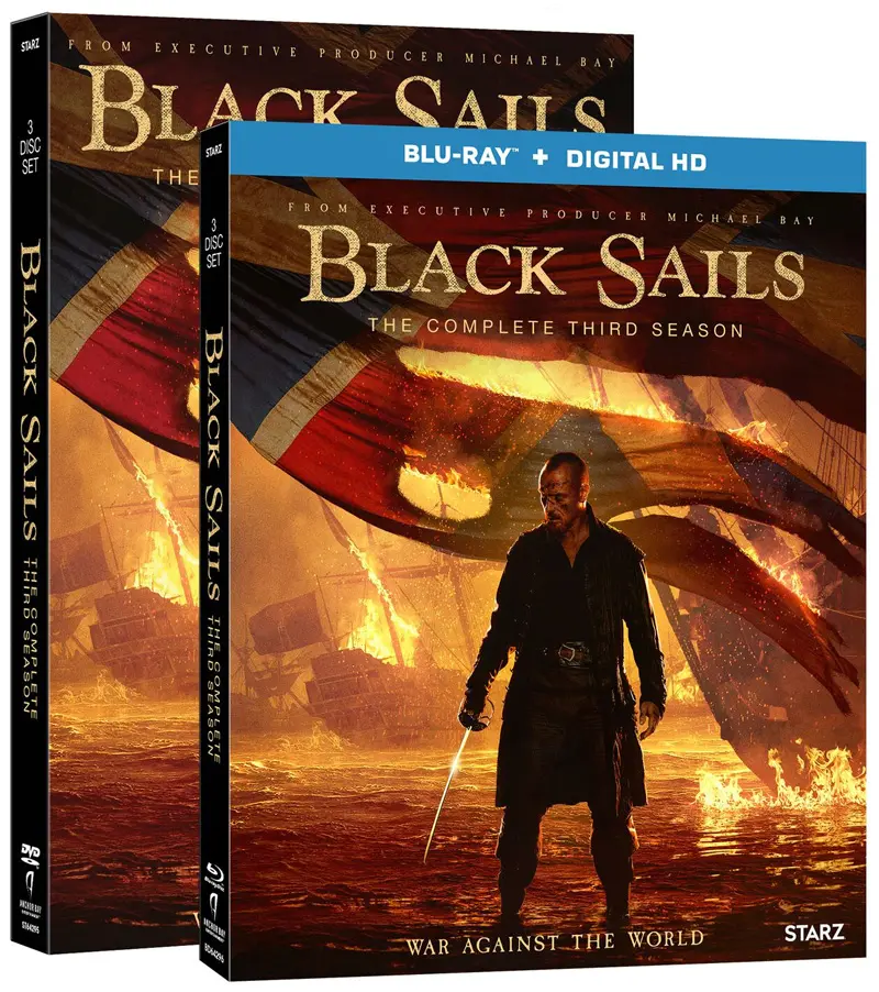 Black Sails Season 3 Blu-ray, DVD and Digital Charts November Release