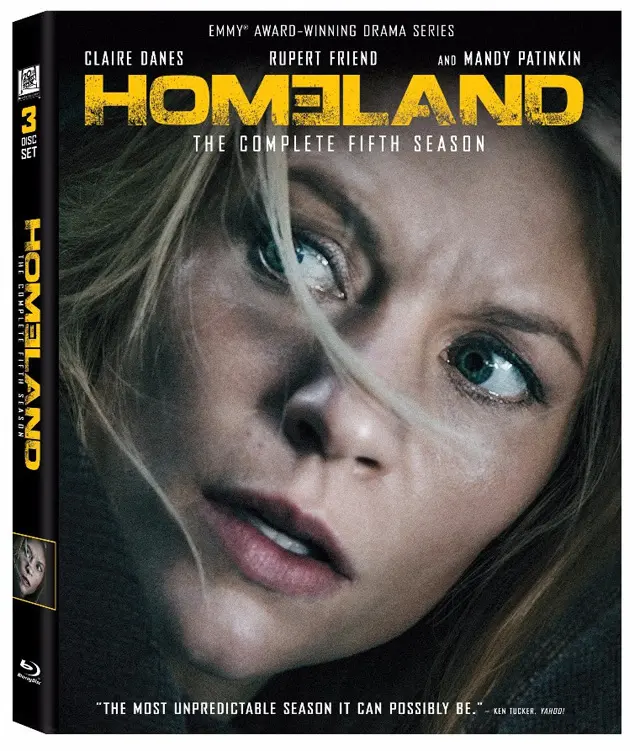 Homeland Season 5 Blu-ray Cover Art