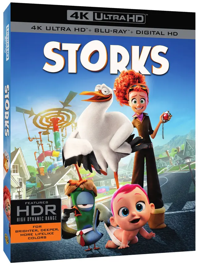Storks 4K Blu-ray cover art