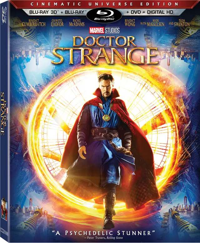 Doctor Strange Blu-ray 3D Cover Art