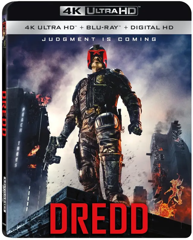 Dredd 4K Blu-ray cover art