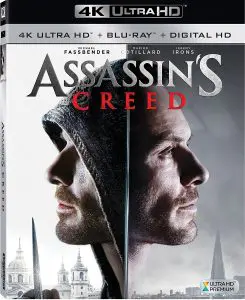 Assassin's Creed 4k Blu-ray cover art