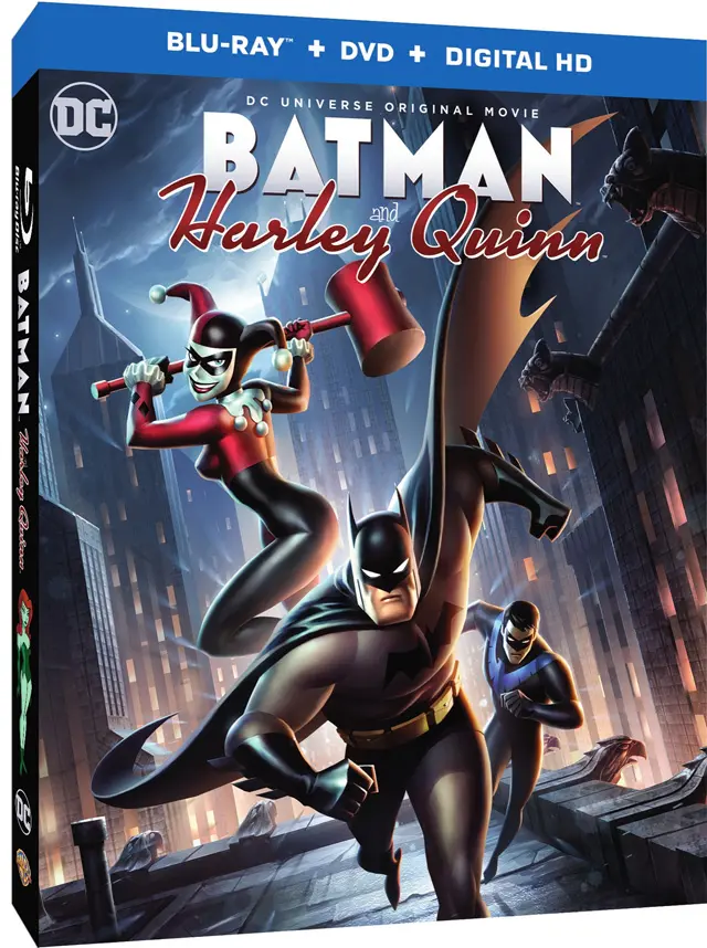 Batman and Harley Quinn Blu-ray cover art