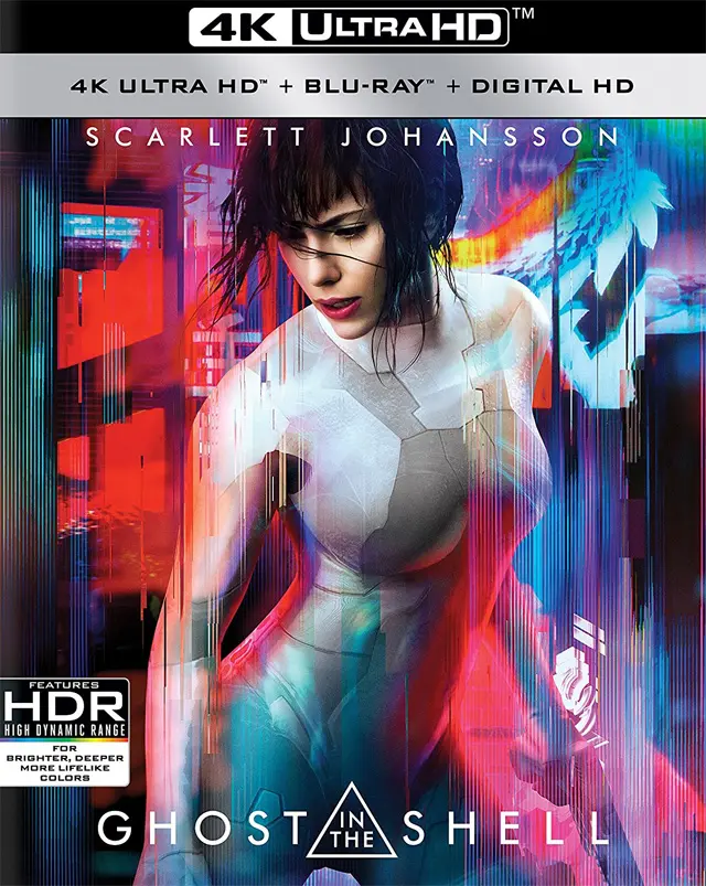 Ghost in the Shell 4K Ultra HD Blu-ray Cover Art