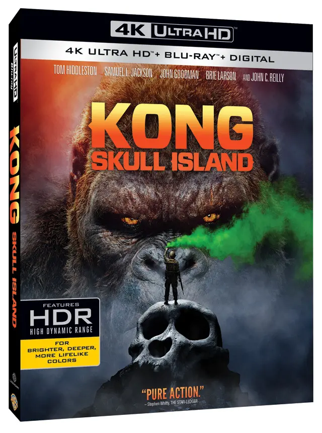 Kong: Skull Island 4K Blu-ray Cover Art