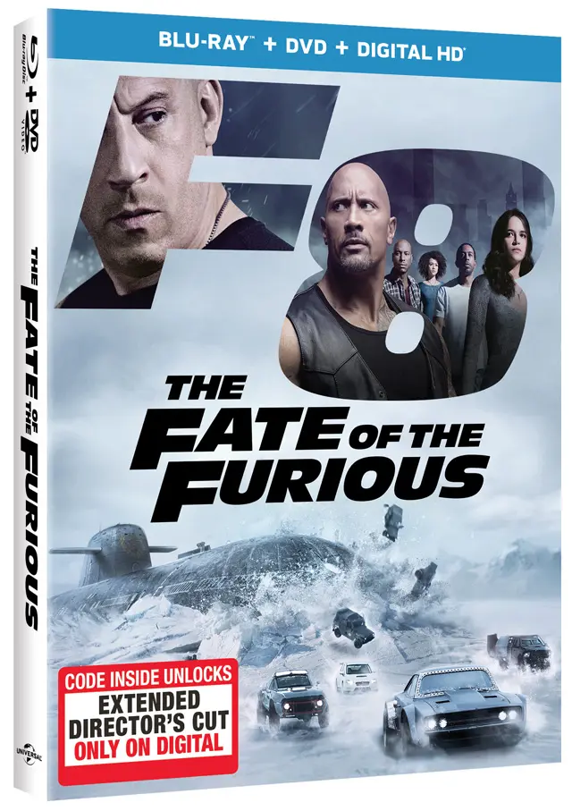 The Fate of the Furious Blu-ray Cover Art