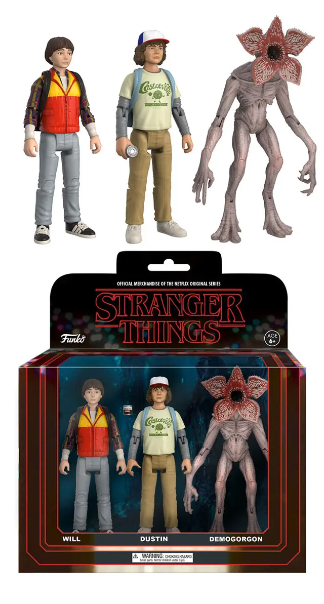 Funko Stranger Things Figures Dustin Will Demogorgon